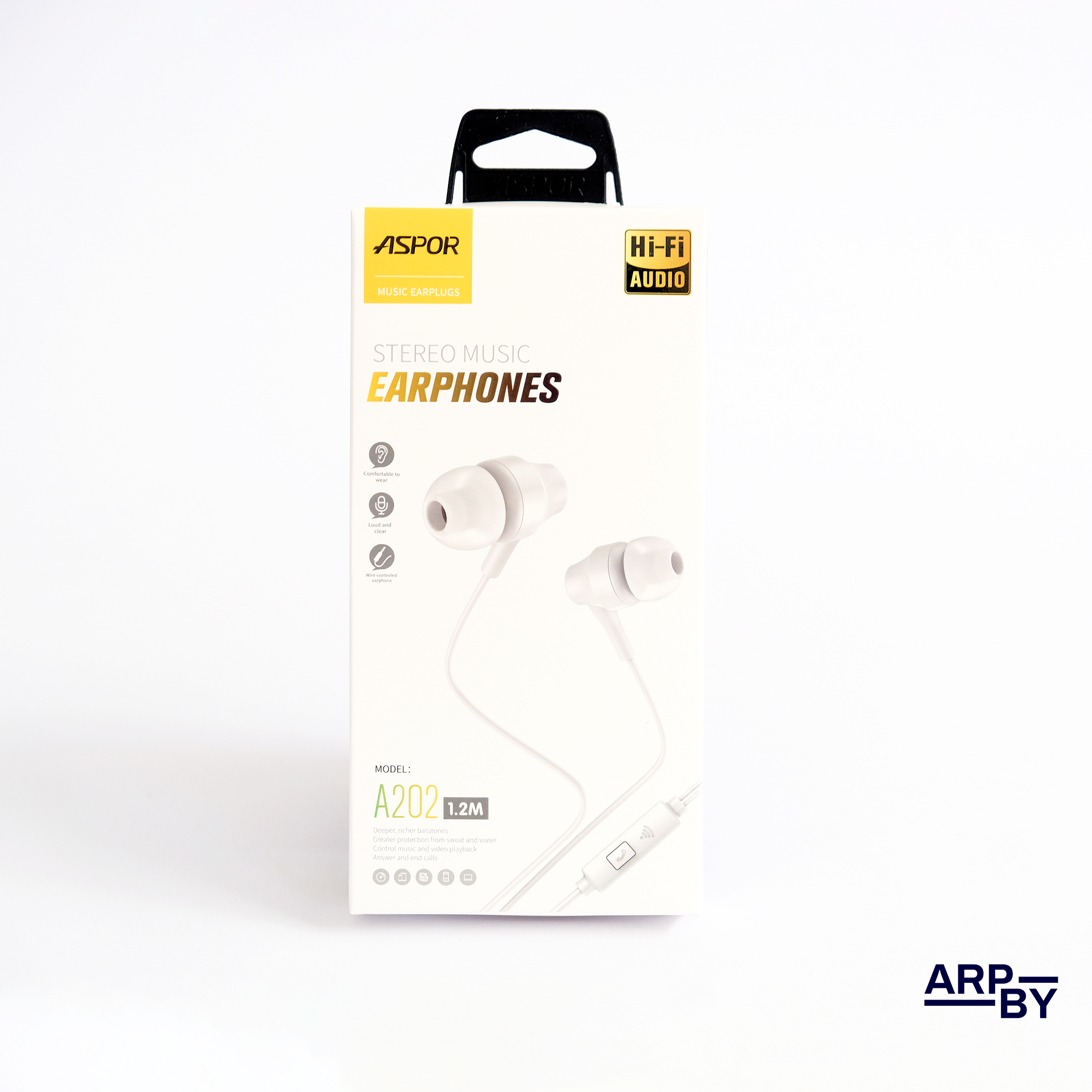 Auricular A202 Branco c/fio Jack 3,5mm Auricular A202 Branco c/fio Jack 3,5mm